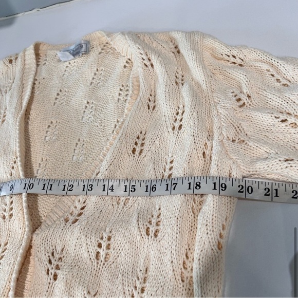 La Chine 2 by Galinda Wang knitting button up cardigan size:M - Picture 8 of 12